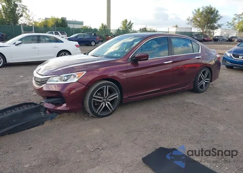 2016 Honda Accord Sport из США, поврежденный, VIN 1HGCR2F69GA025639